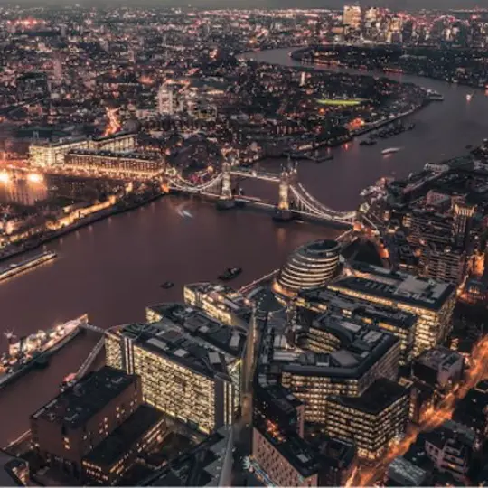 London from above