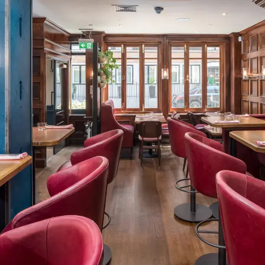 Burger & Lobster Mayfair restaurant interior