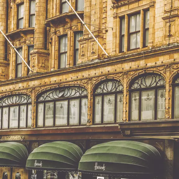 Exterior of Harrods