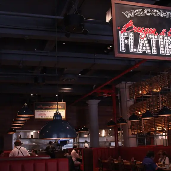 Burger and Lobster Flat Iron